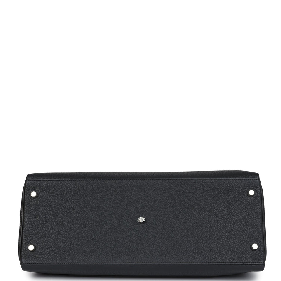 Hermes Kelly 42 Maxi Plomb Togo Palladium Hardware