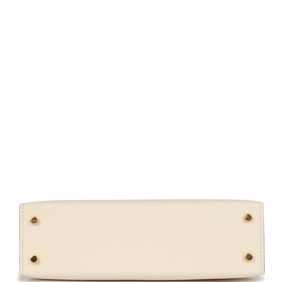 Hermes Kelly Sellier 20 Nata Epsom Gold Hardware