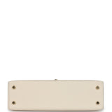 Hermes Kelly Sellier 20 Craie Epsom Permabrass Hardware