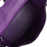 Hermes Kelly Retourne 35 Ultraviolet Clemence Palladium Hardware