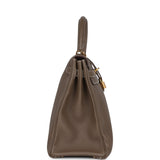 Hermes Kelly Retourne 35 Etoupe Togo Gold Hardware