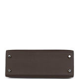 New Hermes Kelly Sellier 25 Ecorce Epsom Palladium Hardware
