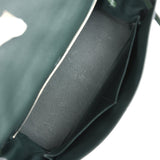 Hermes Ghillies Kelly 35 Retourne Vert Fonce Clemence and Vert Anglais Evercolor Palladium Hardware