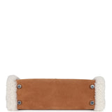 Hermes Teddy Kelly 20 Chamois Shearling and Swift Palladium Hardware