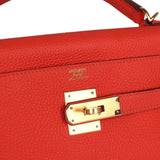 Hermes Kelly Retourne 32 Capucine Togo Gold Hardware