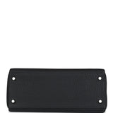 Hermes Kelly Retourne 28 Black Togo Palladium Hardware