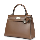 Hermes Kelly Sellier 25 Etoupe Tadelakt Palladium Hardware