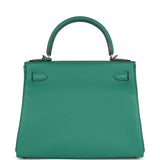 Hermes Kelly Retourne 28 Vert Vertigo Clemence Gold Hardware