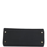 Hermes Kelly Retourne 28 Black Togo Gold Hardware