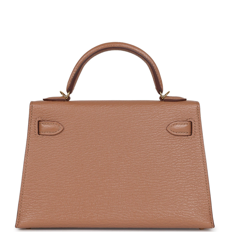 Hermes Kelly Sellier 20 Quebracho Chevre Gold Hardware
