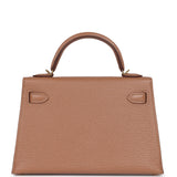 Hermes Kelly Sellier 20 Quebracho Chevre Gold Hardware