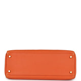 Hermes Kelly Retourne 32 Orange Togo Gold Hardware