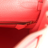 Hermes Kelly Retourne 28 Rose Jaipur Clemence Gold Hardware