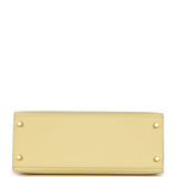 Hermes Kelly Sellier 28 Jaune Poussin Epsom Gold Hardware