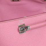 Hermes Micro Kelly 15 Bubblegum Epsom Palladium Hardware