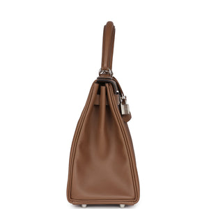 Hermes Kelly Retourne 28 Alezan Evercolor Palladium Hardware