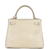 Hermes Kelly Retourne 25 Beton Matte Alligator Gold Hardware