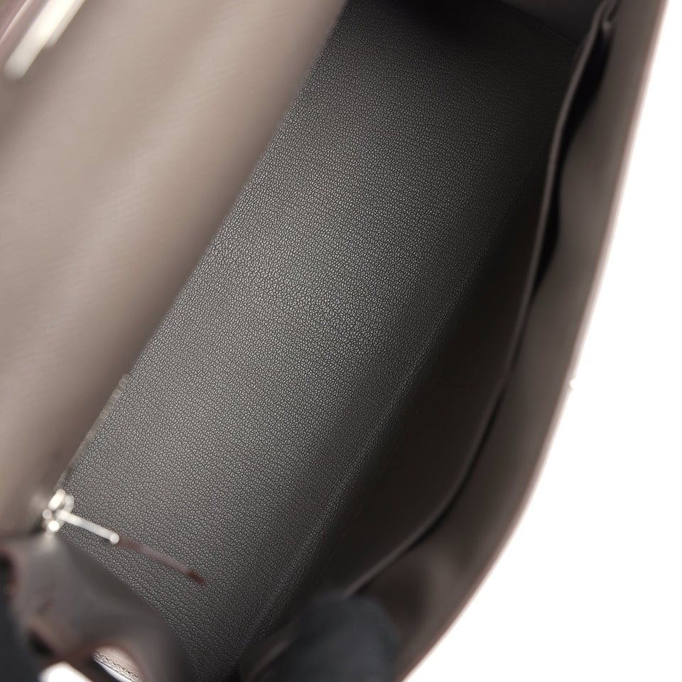 Hermes Kelly Sellier 28 Etain Epsom Palladium Hardware