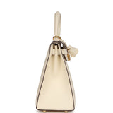 New Hermes Kelly Sellier 28 Nata Epsom Gold Hardware