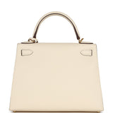 New Hermes Kelly Sellier 28 Nata Epsom Gold Hardware