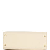 New Hermes Kelly Sellier 28 Nata Epsom Gold Hardware