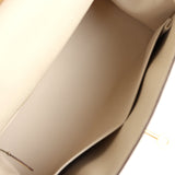 New Hermes Kelly Sellier 28 Nata Epsom Gold Hardware