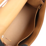 Hermes Kelly Sellier 28 Biscuit Toile H Canvas and Swift Palladium Hardware