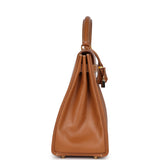 Hermes Kelly Retourne 32 Naturel Sable Chamonix Gold Hardware