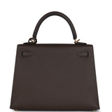 Hermes Kelly Sellier 25 Ecorce Epsom Gold Hardware
