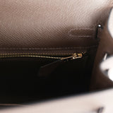Hermes Kelly Sellier 25 Ecorce Epsom Gold Hardware