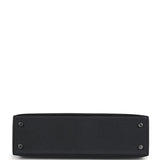 Hermes Kelly Sellier 20 Black Epsom Palladium Hardware