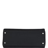 Hermes Kelly Retourne 28 Black Togo Palladium Hardware