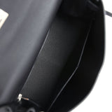 Hermes Kelly Retourne 28 Black Togo Palladium Hardware