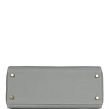 Hermes Kelly Retourne 28 Gris Mouette Togo Gold Hardware