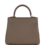 Hermes Kelly Retourne 25 Etoupe Togo Gold Hardware