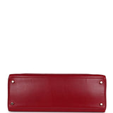 Hermes Ghillies Kelly Retourne 35 Rubis Tadelakt Permabrass Hardware