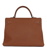 Hermes Kelly Retourne 35 Gold Togo Palladium Hardware