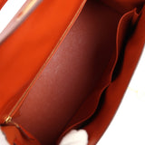 Hermes Kelly Sellier 32 Terre Battue Tadelakt Gold Hardware