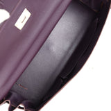 Hermes Fringe Shoulder Kelly 42 JPG Raisin Clemence Palladium Hardware