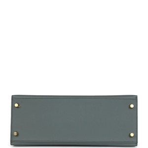 Hermes Kelly Sellier 28 Vert Amande Epsom Gold Hardware