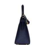 Hermes Kelly Sellier 28 Bleu Saphir Epsom Gold Hardware