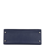 Hermes Kelly Sellier 28 Bleu Saphir Epsom Gold Hardware