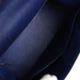 Hermes Kelly Sellier 28 Bleu Saphir Epsom Gold Hardware