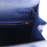 Hermes Kelly Sellier 28 Bleu Saphir Epsom Gold Hardware