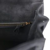 Hermes Kelly Sellier 28 Black Doblis Gold Hardware