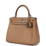 Hermes Kelly Retourne 25 Chai Swift Palladium Hardware