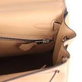 Hermes Kelly Retourne 25 Chai Swift Palladium Hardware