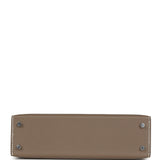 Hermes Kelly Sellier 20 Etoupe Epsom Palladium Hardware