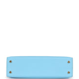 Hermes Kelly Sellier 20 Celeste Epsom Gold Hardware