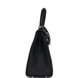 New Hermes Kelly Retourne 28 Black Togo Palladium Hardware